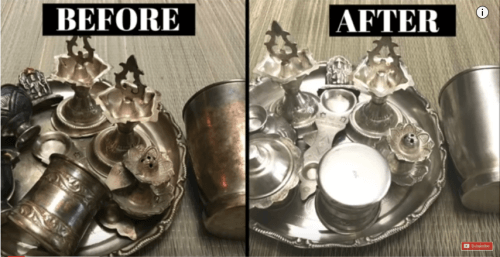 How to Clean Silver  Homemade Tarnished Silver Cleaner - eMop